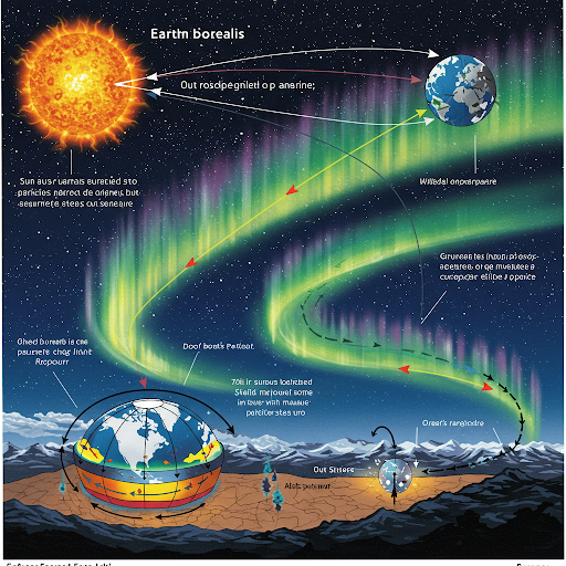 Das himmlische Ballett: Eine tiefgehende Erkundung, wie Polarlichter entstehen