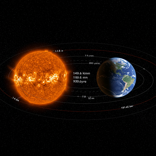 Die Entfernung zwischen Erde und Sonne: Eine kosmische Reise zu unserem Zentralgestirn
