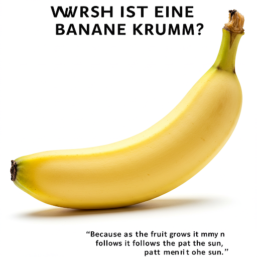 Das Geheimnis der krummen Banane: Eine Reise von der Blüte bis zur Frucht