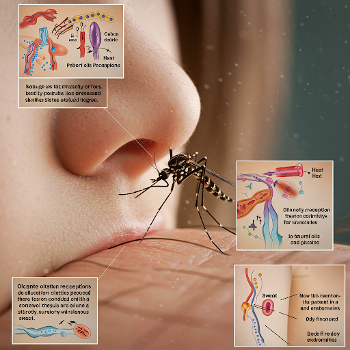 Das Rätsel der Mückenstiche: Warum unser Gesicht manchmal verschont zu bleiben scheint – und wann es doch getroffen wird