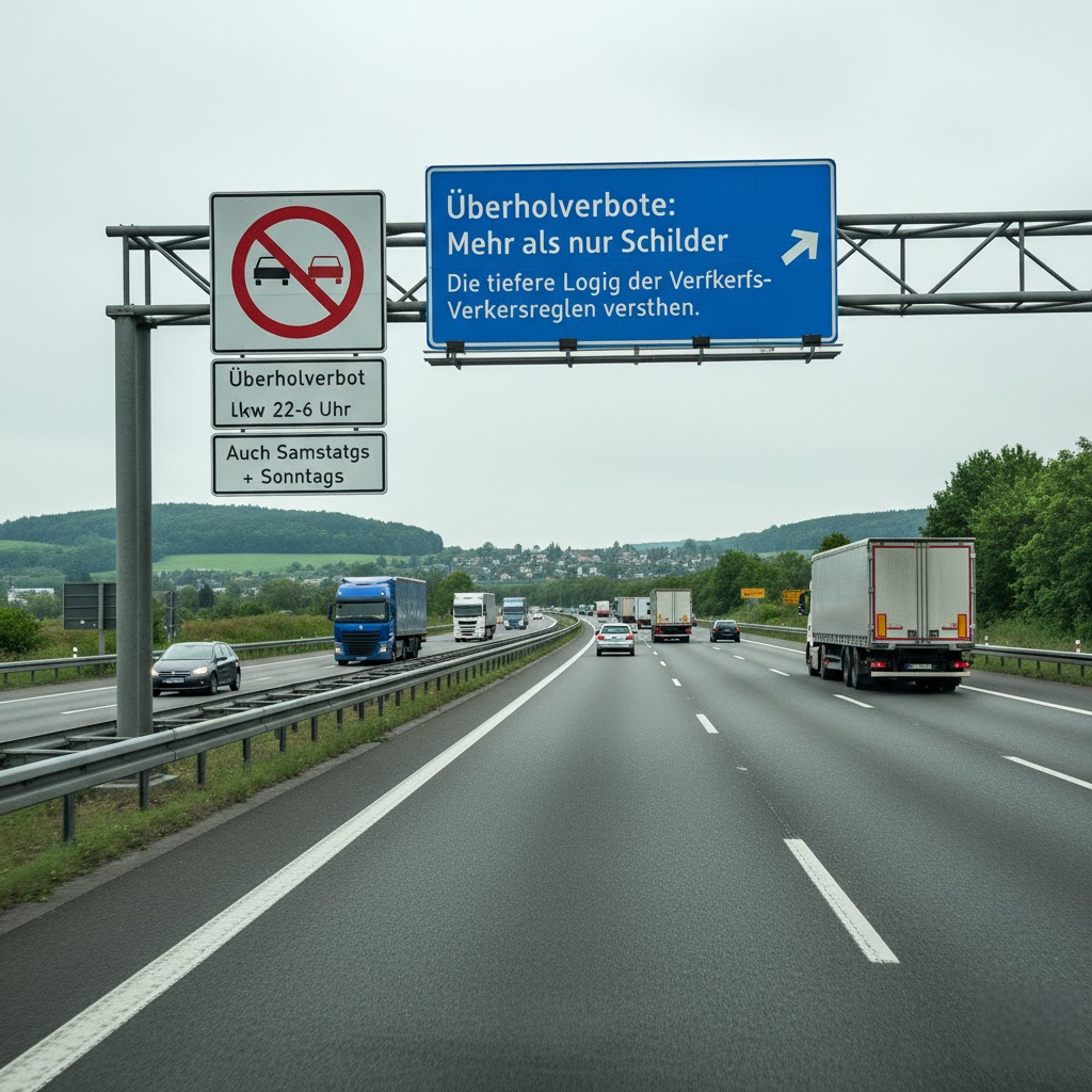 Überholverbote: Mehr als nur Schilder – Die tiefere Logik der Verkehrsregeln verstehen