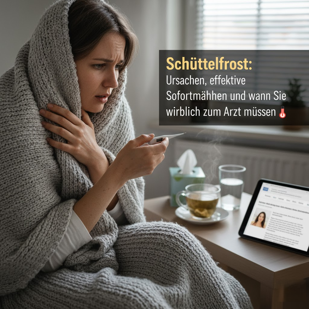Schüttelfrost: Ursachen, effektive Sofortmaßnahmen und wann Sie wirklich zum Arzt müssen 🌡️