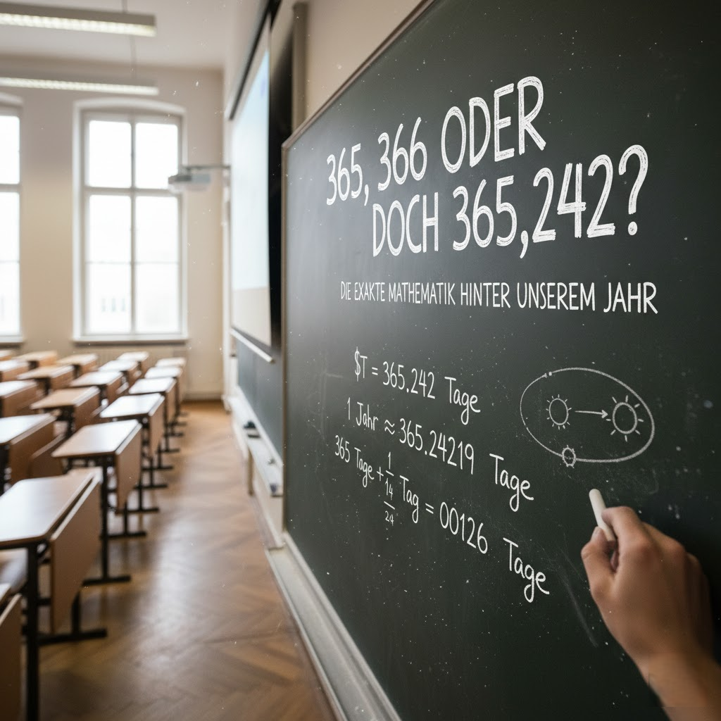 365, 366 oder doch 365,242? Die exakte Mathematik hinter unserem Jahr