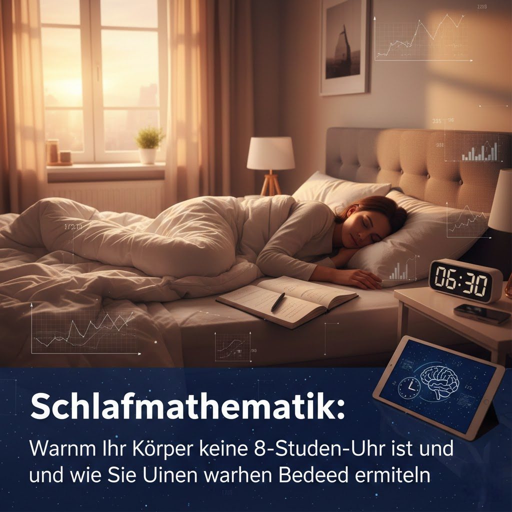 Schlafmathematik: Warum Ihr Körper keine 8-Stunden-Uhr ist und wie Sie Ihren wahren Bedarf ermitteln