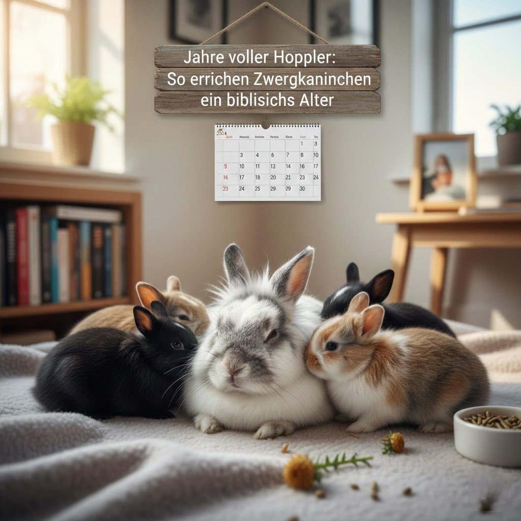 Jahre voller Hoppler: So erreichen Zwergkaninchen ein biblisches Alter