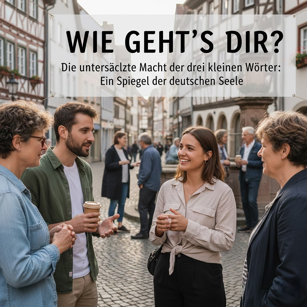 „Wie geht’s dir?“ – Die unterschätzte Macht der drei kleinen Wörter: Ein Spiegel der deutschen Seele