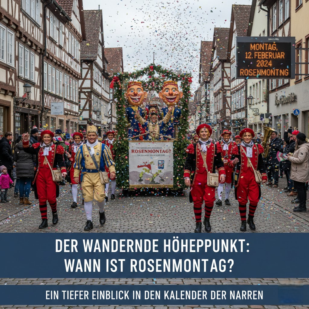 Der wandernde Höhepunkt: Wann ist Rosenmontag? Ein tiefer Einblick in den Kalender der Narren