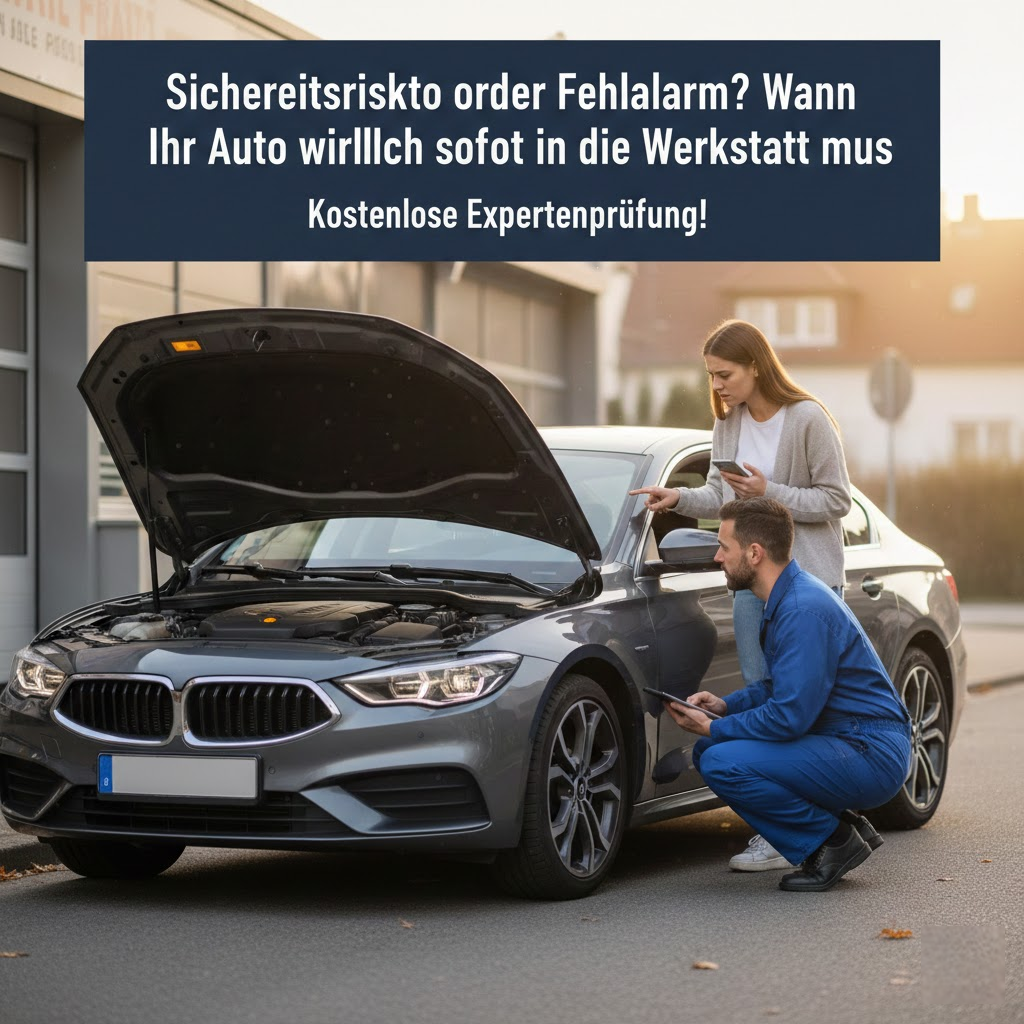 Sicherheitsrisiko oder Fehlalarm? Wann Ihr Auto wirklich sofort in die Werkstatt muss