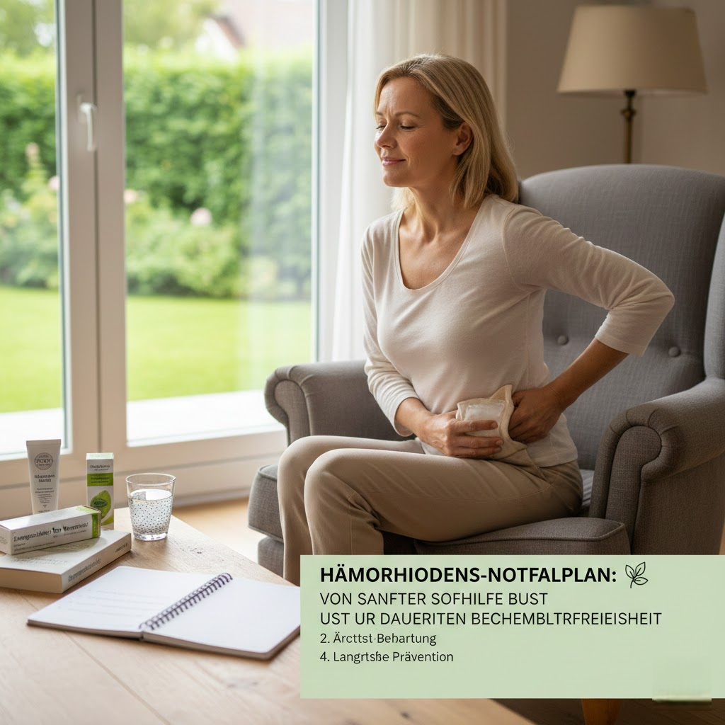 Hämorrhoiden-Notfallplan: Von sanfter Soforthilfe bis zur dauerhaften Beschwerdefreiheit