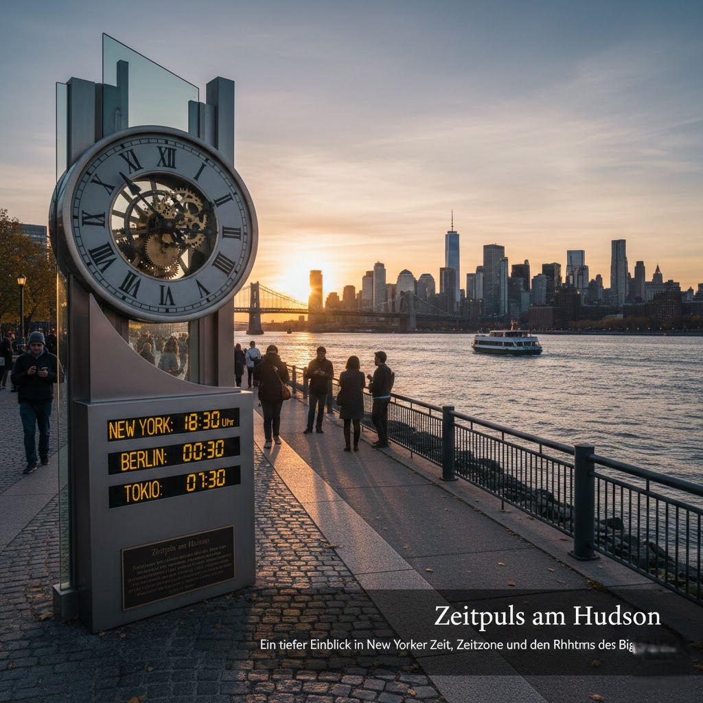 Zeitpuls am Hudson: Ein tiefer Einblick in die New Yorker Zeit, Zeitzonen und den Rhythmus des Big Apple