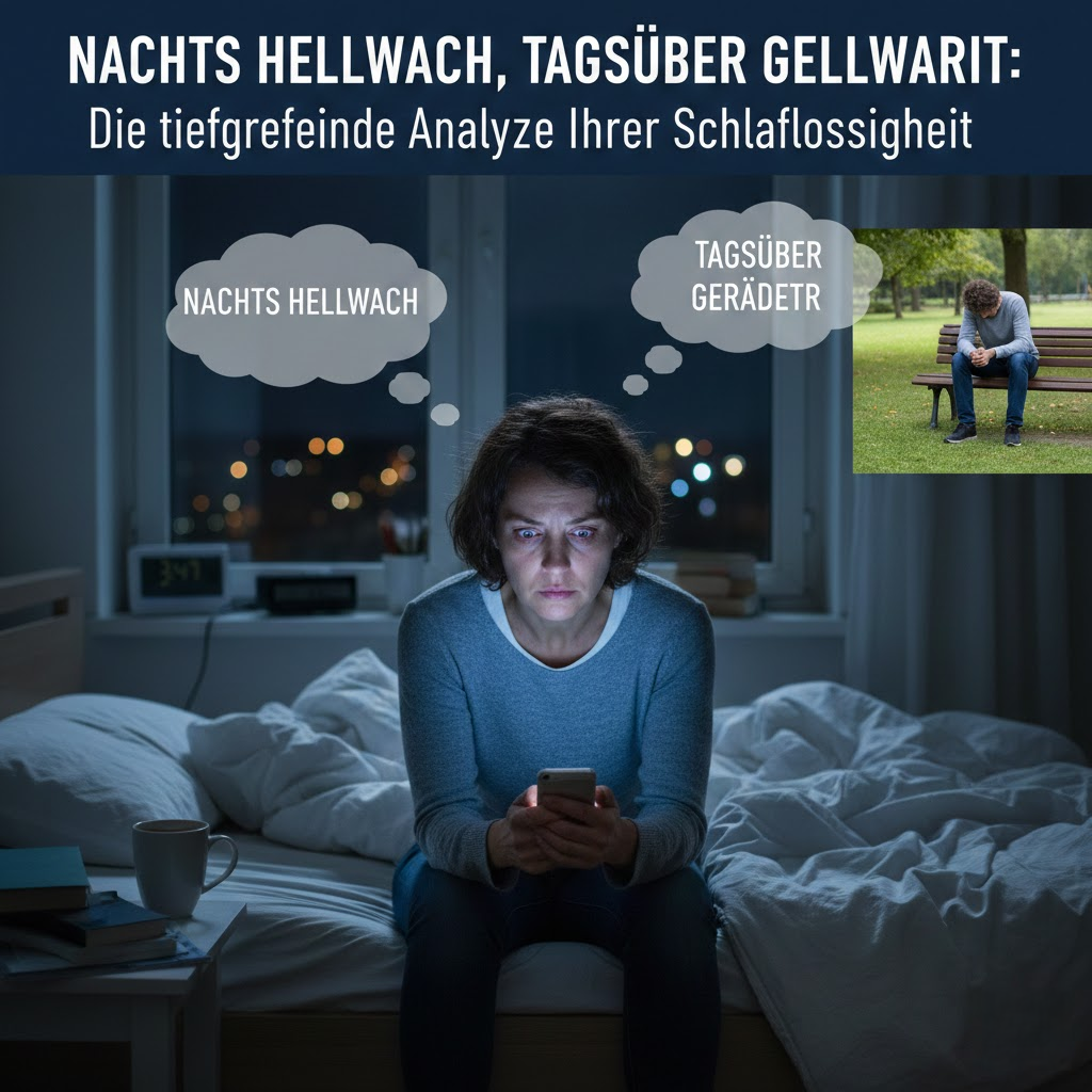 Nachts hellwach, tagsüber gerädert: Die tiefgreifende Analyse Ihrer Schlaflosigkeit