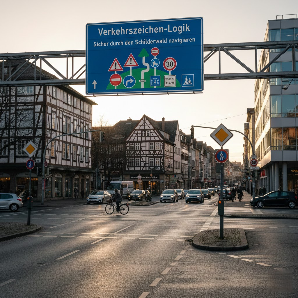 Verkehrszeichen-Logik: Sicher durch den Schilderwald navigieren