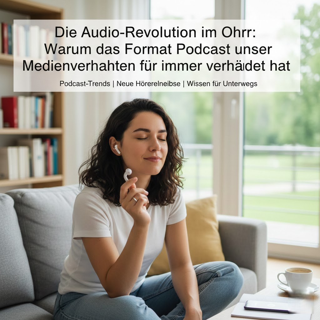 Die Audio-Revolution im Ohr: Warum das Format Podcast unser Medienverhalten für immer verändert hat