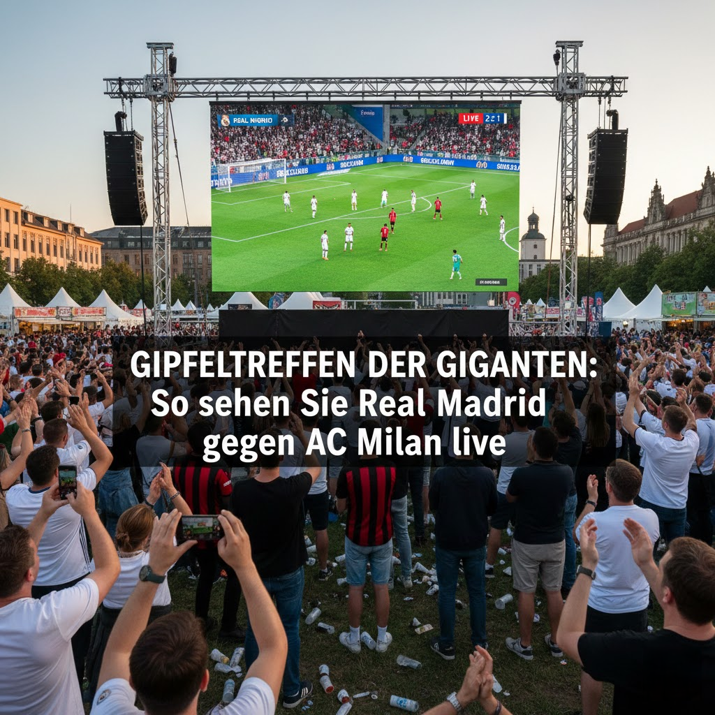Gipfeltreffen der Giganten: So sehen Sie Real Madrid gegen AC Milan live