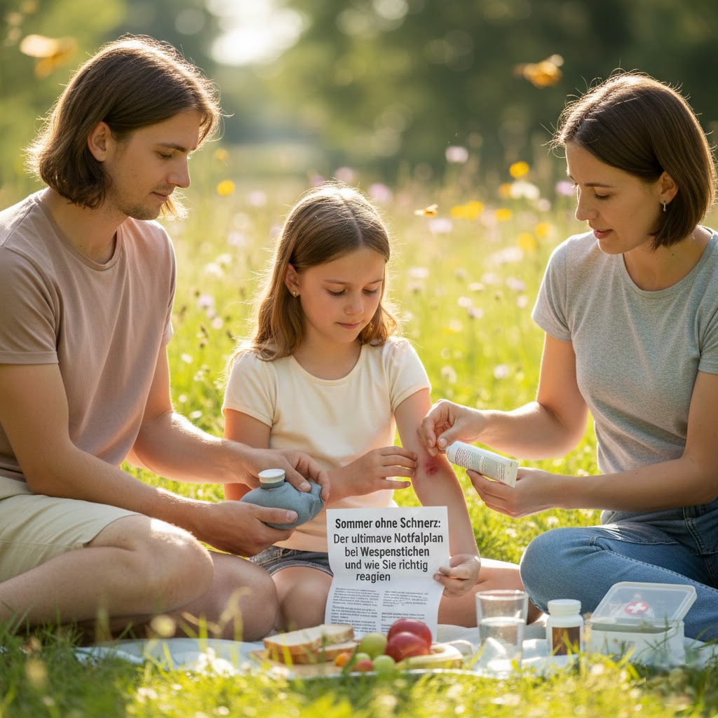 Sommer ohne Schmerz: Der ultimative Notfallplan bei Wespenstichen und wie Sie richtig reagieren