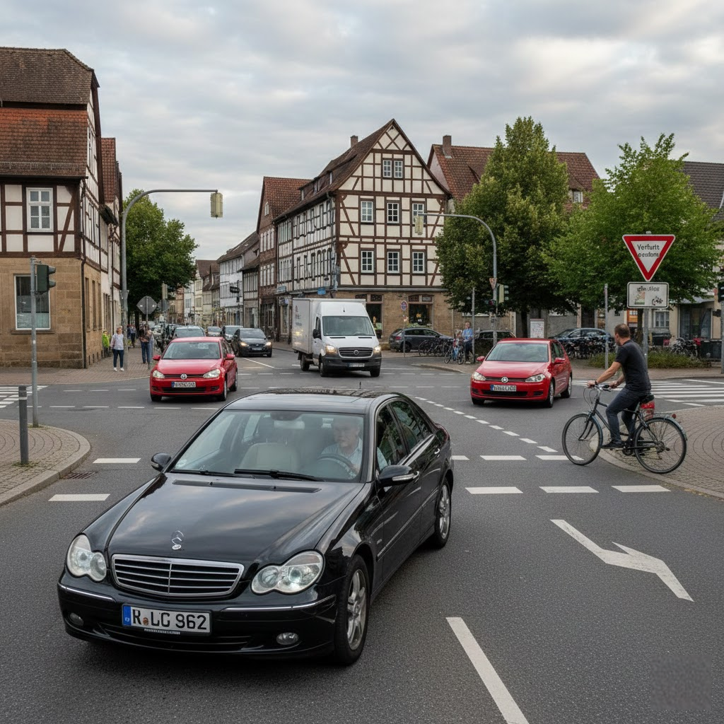 Abbiegen, Warten, Bestehen: Die Tücke im Detail der Vorfahrt